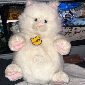 Chubby kitty stuffed animal